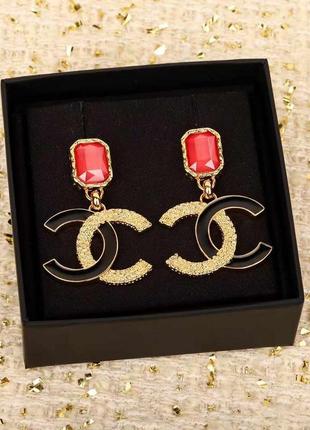 Сережки chanel