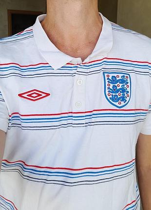 Великолепная мужская тенниска поло umbro england