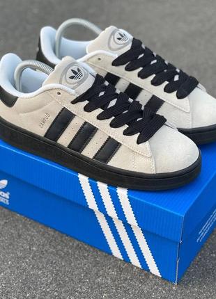 Чоловічі кросівки adidas campus grey/black