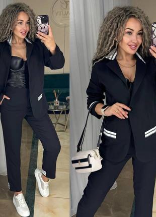 Костюм брючний стильний дизайн