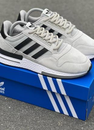 Чоловічі кросівки adidas zx 500 grey/black
