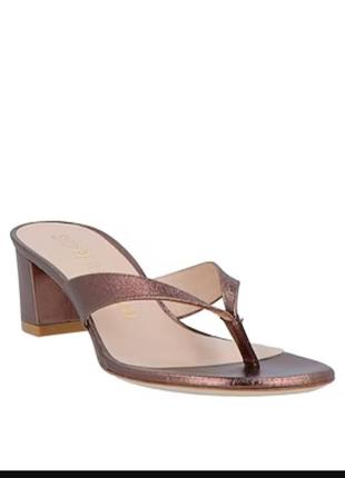 Кожаные босоножки stuart weitzman. 35.5 размер.
