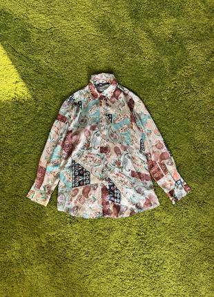 Сорочка zara в принт