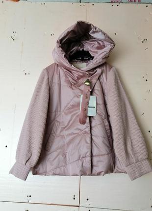 Куртка демисезон в'язаний рукав куртка демісезон вязаний рукав