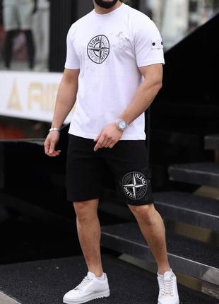 Костюм спортивный летний мужской stone island3 фото