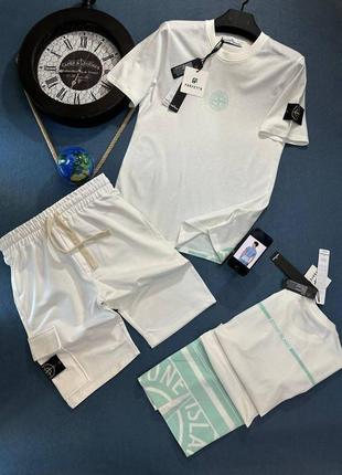 Костюм спортивный летний мужской stone island4 фото