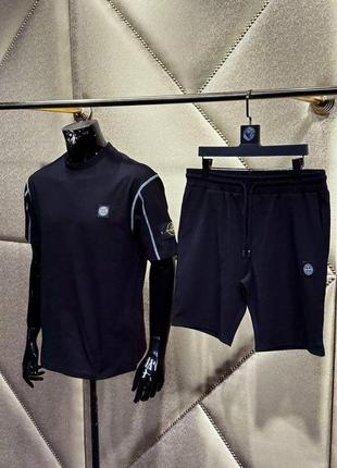 Костюм спортивный летний мужской stone island2 фото