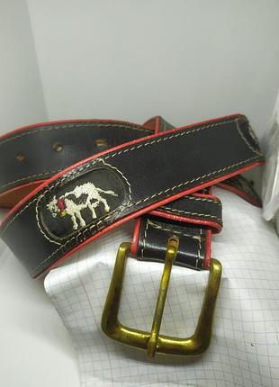 Альпийский кожаный ремень