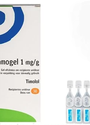 Тимогель / timogel офтальмол. гель 0,4 г 1 мг/г №30 (тимолол)
