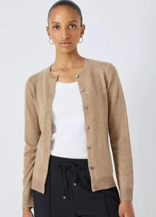 Кашемировый бежевый кардиган/кофта от john lewis pure cashmere