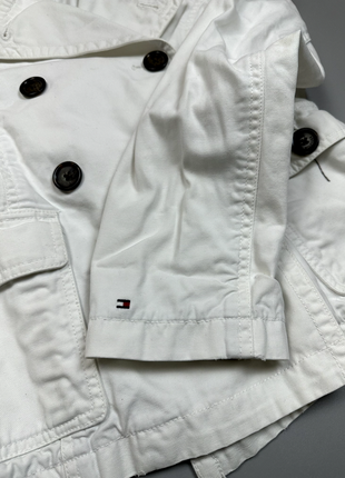 Біла которотка куртка пальто tommy hilfiger6 фото