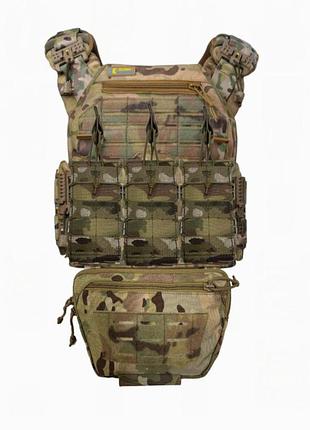 Плитоноска швидкого скидання warmor gen.3 pro мультикам+ 4 підсумки.