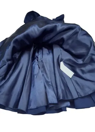 Шкільний сарафан для дівчинки нарядний темно-синій р116,р146 a&d kids туреччина4 фото