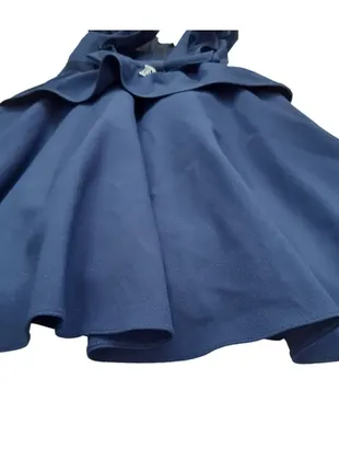 Шкільний сарафан для дівчинки нарядний темно-синій р116,р146 a&d kids туреччина3 фото