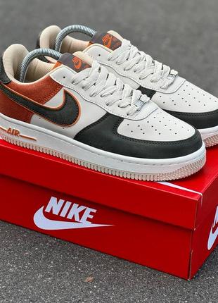 Чоловічі кросівки nike air force white/orange/black