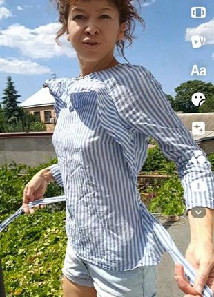 Дуже красива блузка в смужку француженка морячка s, xs