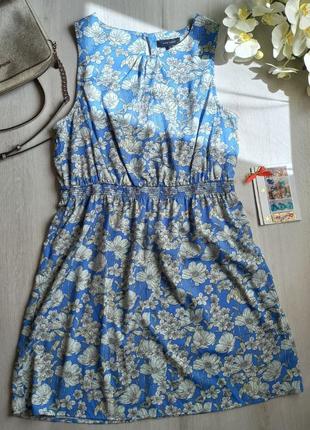 Удобное платье платье цветочный принт легкое не жаркое миди трендовое сарафан трендовый стильный модный