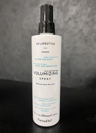 Спрей farmavita hd life style volumizing spray для придания объема волосам, средней фиксации, 220 мл