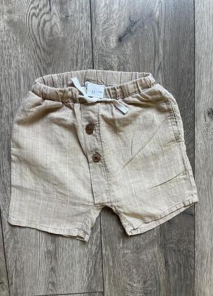 Льняные шорты zara