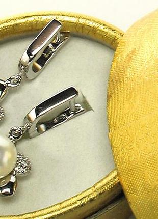 Серьги серебро 925 проба 8,02 грамма