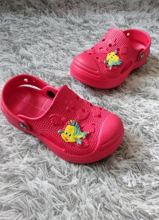 Детские красные кроксы, 32-33р - 21 см
