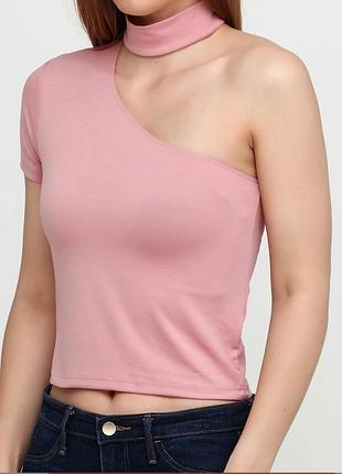 Топ блуза блузка з відкритим плечем на одне плече c&a clockhouse