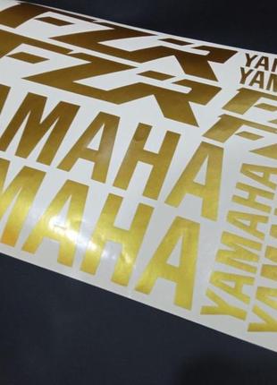 Наклейки на мотоцикл бак пластик ямаха yamaha fzr фзр
