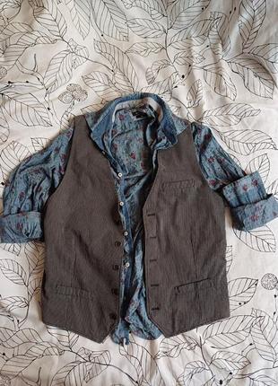 Коттоновая рубашка marc o polo