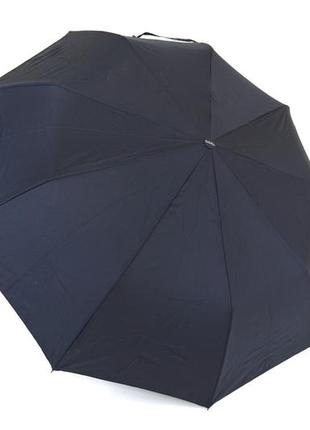 Зонт мужской полуавтомат полиэстер черный арт.34072 tri slona (китай)2 фото