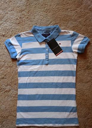 Мужская футболка поло tommy hilfiger, l-xl