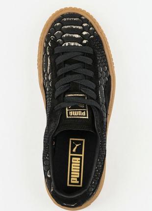 Женские кроссовки puma platform exotic skin.