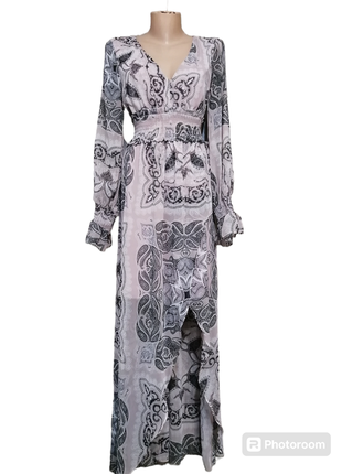 Шикарное шифоновое платье