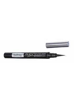 Подводка isadora flex tip eyeliner 81 - matt black4 фото