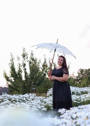 Свадебный зонт,белый и шампань, ажурный свадебный зонт от солнца.