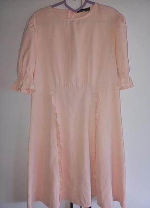 Пудрово рожева сукня boohoo uk 14