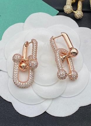 Серьги в стиле tiffani