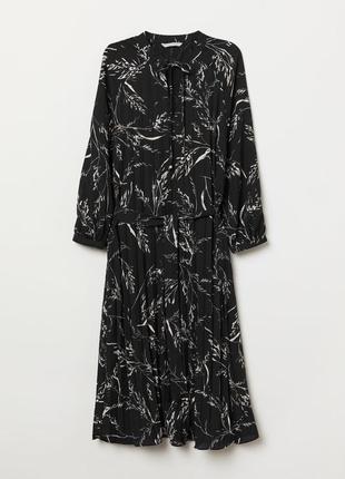 Платье миди с коласками h&m