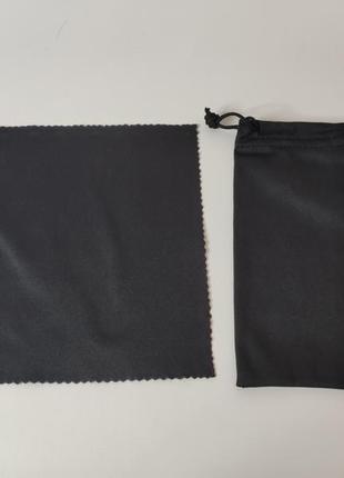 🕶️👓 комплект для солнцезащитных очков : пыльник и салфетка для протирания очков 🕶️👓