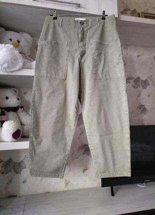 Штани брюки котонові xl zara