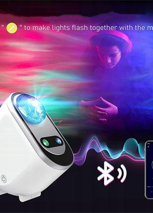 Проектор лазерный, северное сияние, звезды, луна, ночник , новый