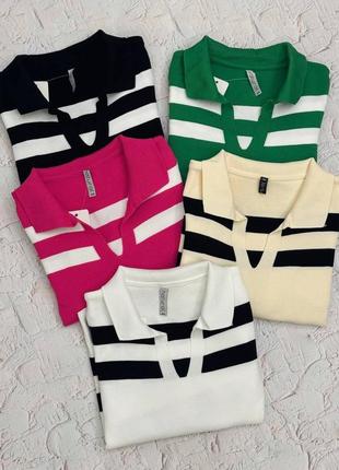 Кофта светр поло гольф жіночий 8