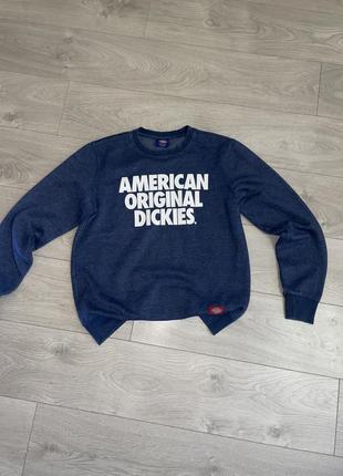 Свитшот dickies, синий , размер m