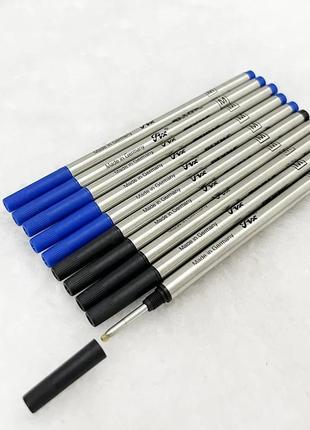 Стержень с резьбой mb refill bule black colour for rollerball pen для шариковых...