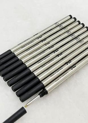 Стержень с резьбой mb refill bule black colour for rollerball pen для шариковых...