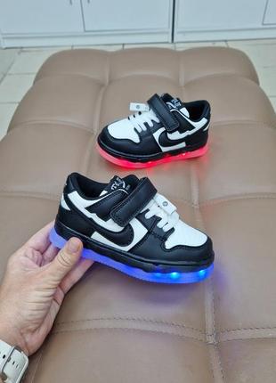 Р.28 кроссовки для девочек с led подсветкой, 11 режимов by3891-4b