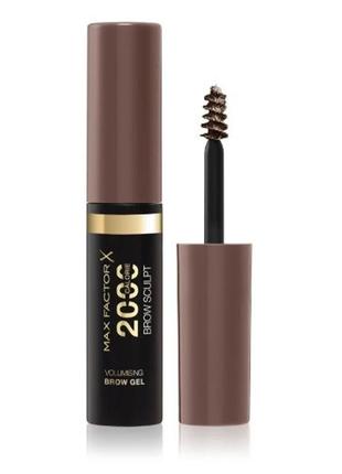 Гель для брів max factor 2000 calorie brow sculpt 002 — soft brown