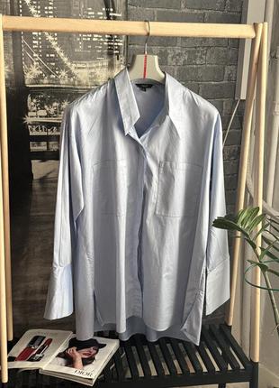 Оригінальна жіноча сорочка блакитна massimo dutti♥️