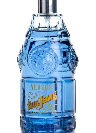 Оригинал versace blue jeans 75 ml tester (уверсачий блю джинс ) туалетная вода