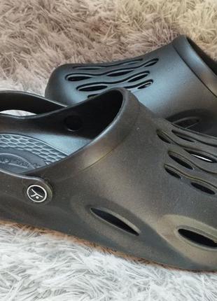 Мужские черные кроксы, 42р,