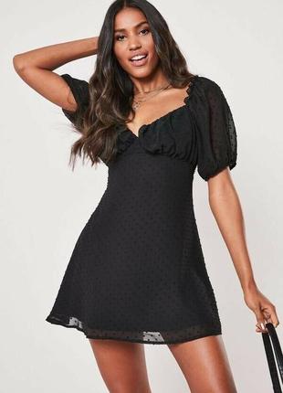 Стильне коротке плаття шифонове легке prettylittlething 14/l